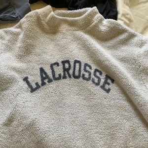 lacrosse fluffy crew neck